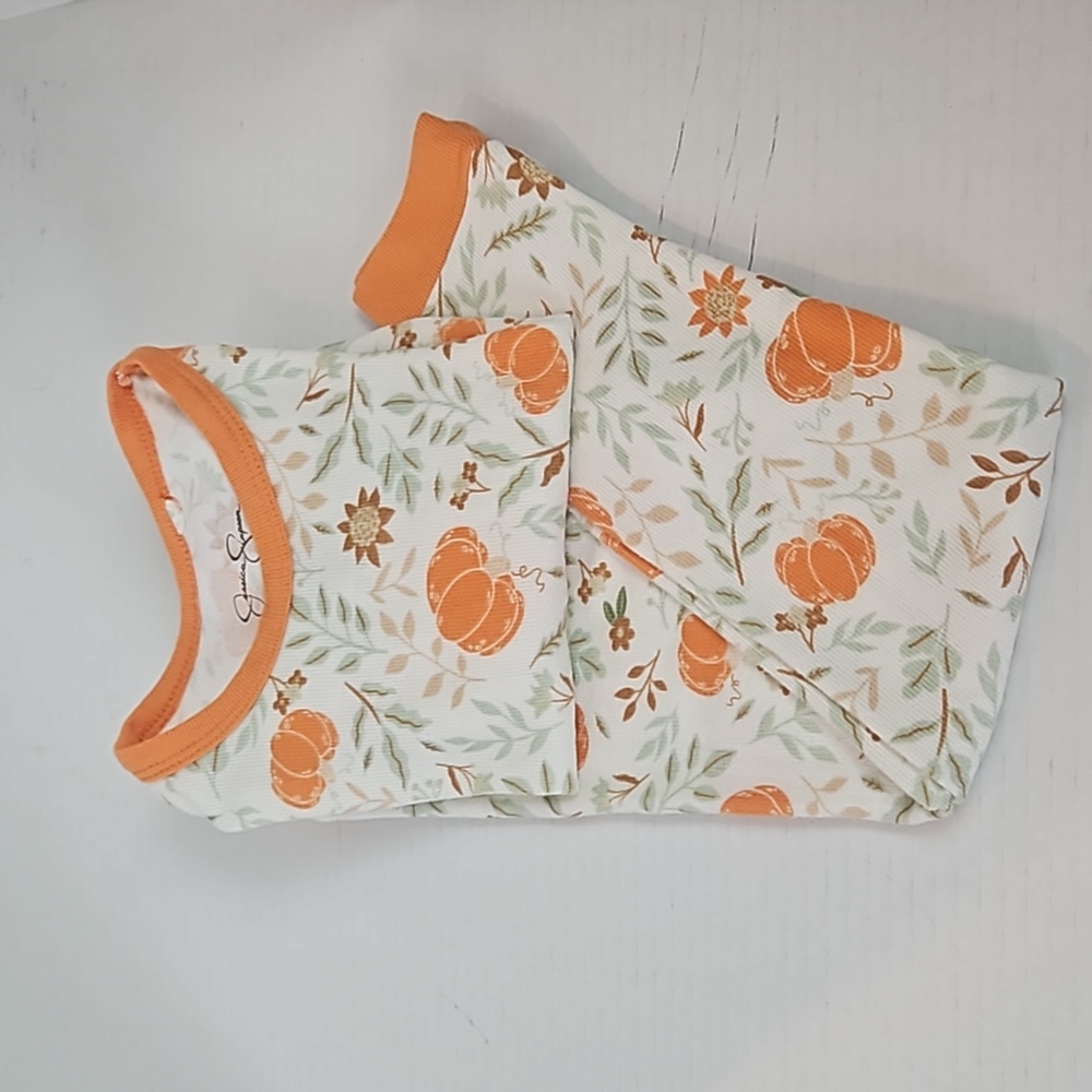 Jessica Simpson | NWOT Girls Fall Multi-Color Pumpkins Pajama Set Sz 4T
